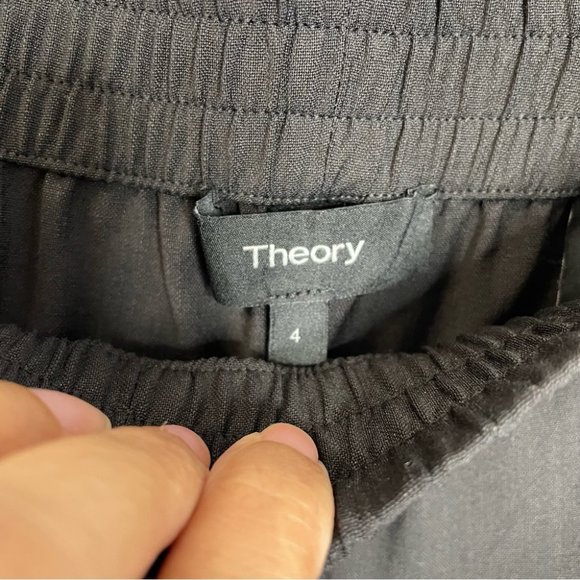 Theory Elastic Waist Pull on Pants - Picture 7 of 7